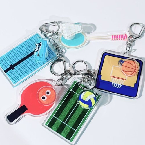 Swimming pool keychain - swimming, stylish